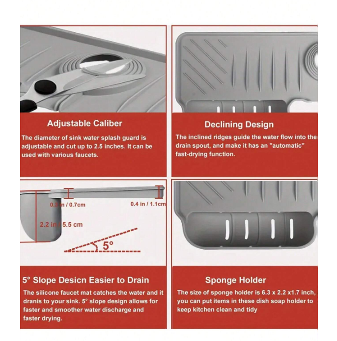 Escurridor Grifo Tapete imagen 3